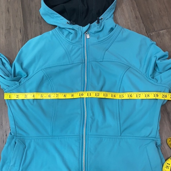 PrAna breathe jacket in aqua - Picture 10 of 12